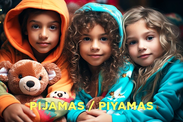 En idioma español se puede decir y escribir pijama o piyama